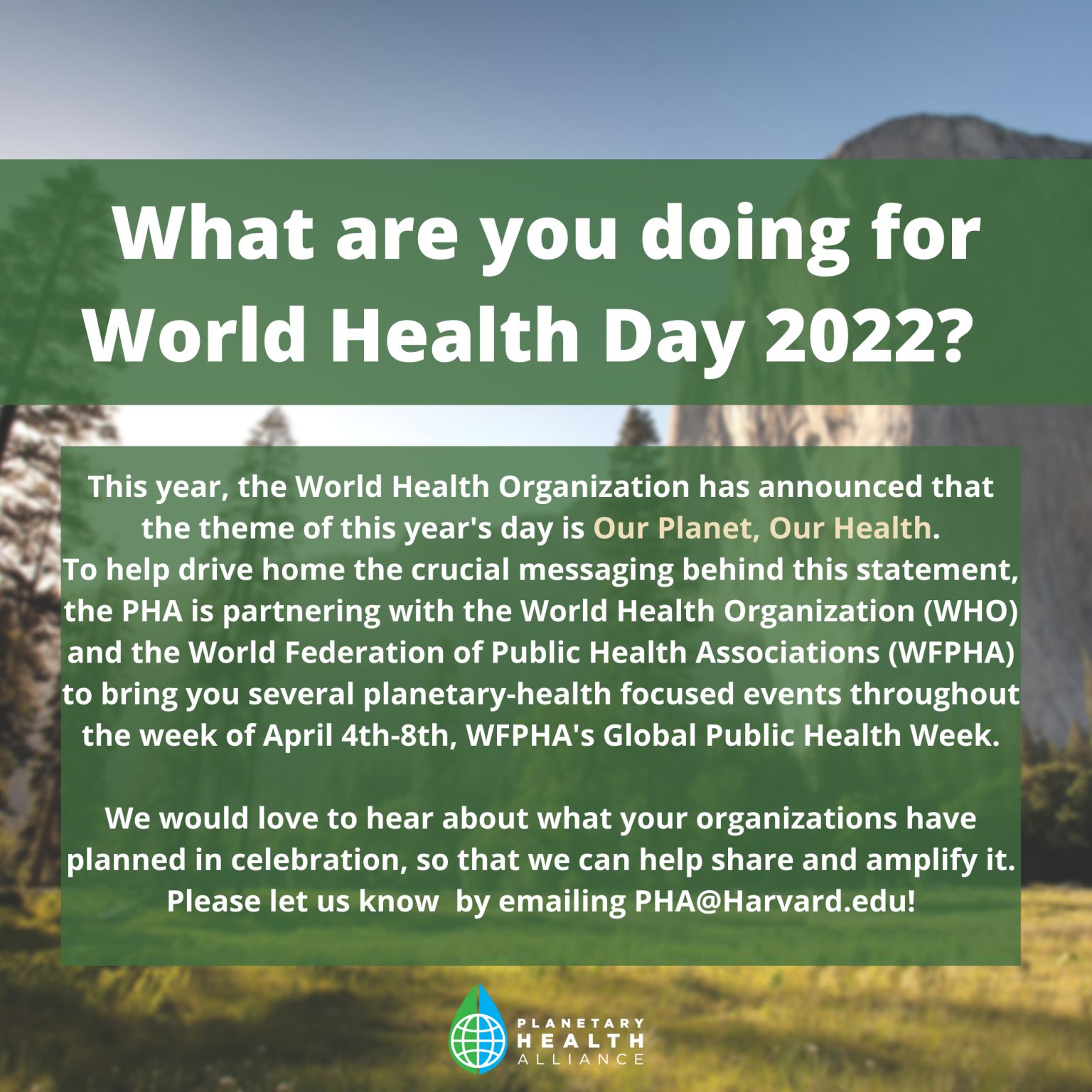 Celebrando el Día Mundial de la Salud 2022